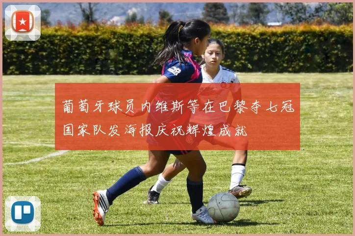 葡萄牙球员内维斯等在巴黎夺七冠国家队发海报庆祝辉煌成就